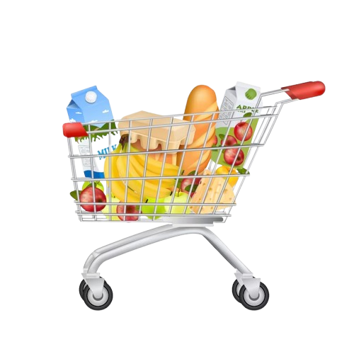 realistic supermarket trolley full items 1284 35992 removebg preview